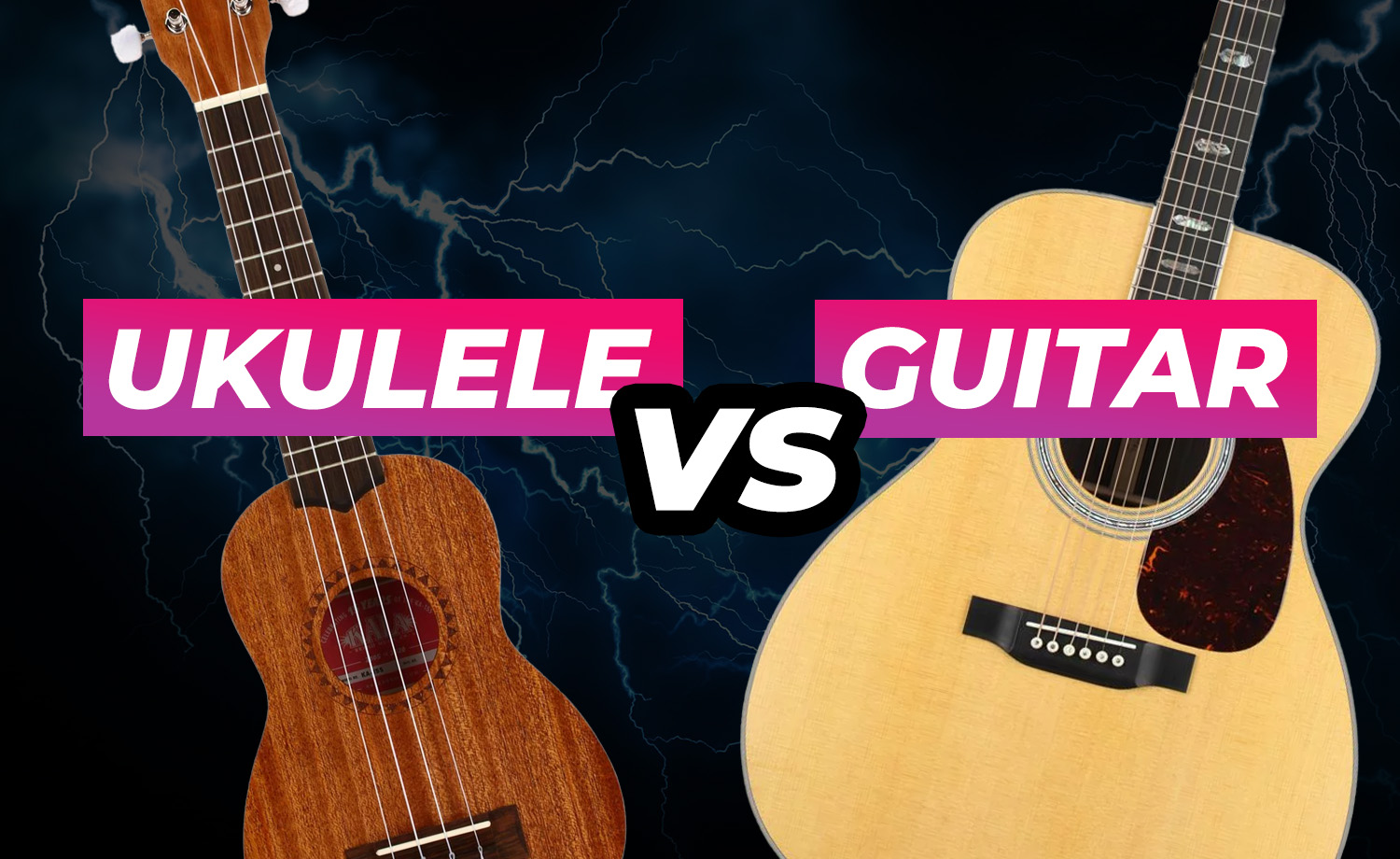 Ukulele vs. Guitar